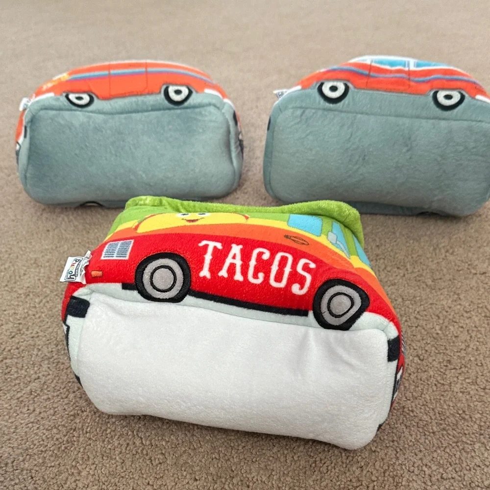 Outward Hound Taco Truck and Surf Van (2) Dog Toys Hide a Toy Puzzle